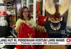 Jelang HUT RI ke-79, Bisnis Persewaan Kostum di Surabaya Kebanjiran Order