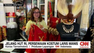Jelang HUT RI ke-79, Bisnis Persewaan Kostum di Surabaya Kebanjiran Order