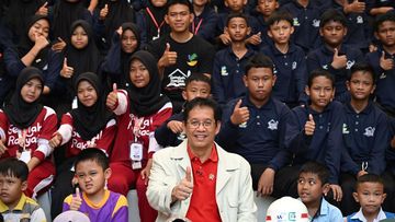 Kunjungi Sekolah Rakyat Surabaya, Purbaya Motivasi Siswa Kejar Mimpi Jadi Menteri