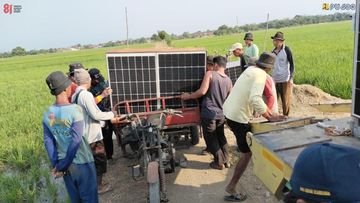 Atasi Kekeringan, Pompa Air Tenaga Surya Kementerian PU Selamatkan 250 Hektare Sawah di Majalengka