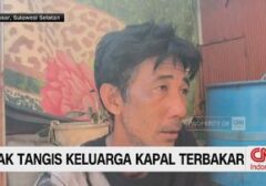 Duka Mendalam Keluarga Korban Kapal Terbakar di Makassar