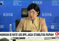 Bank Indonesia Kerek Suku Bunga 100 BPS demi Stabilkan Nilai Tukar Rupiah