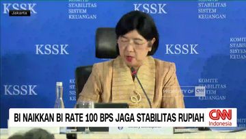 Bank Indonesia Kerek Suku Bunga 100 BPS demi Stabilkan Nilai Tukar Rupiah