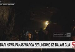 Suhu Ekstrem Landa Korea Selatan, Warga Pilih Mengungsi ke Dalam Gua