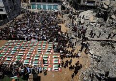 Tragedi Kemanusiaan: 112 Jenazah Korban Reruntuhan di Gaza Dimakamkan Secara Massal