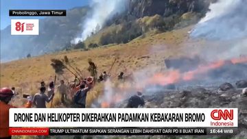 Perjuangan Padamkan Karhutla Bromo: Helikopter dan Drone Dikerahkan
