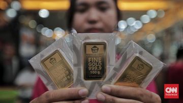 Harga Emas Antam Anjlok Rp29 Ribu, Kini Berada di Level Rp2,65 Juta per Gram