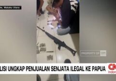 Polda Maluku Utara Bongkar Penjualan Senjata Api Ilegal Asal Filipina untuk Papua