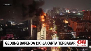 Gedung Dinas Teknis Bapenda DKI Jakarta di Gambir Dilahap Si Jago Merah
